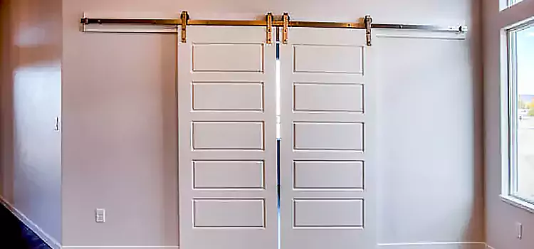 Glass Barn Door with Installation Hardware Kit Cedar City
